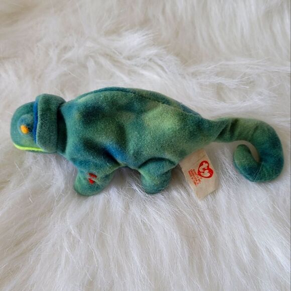 Ty Iggy the Iguana Teenie Beanie Babies - Picture 1 of 3